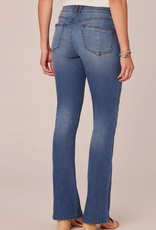 Democracy Democracy Blue Wash Denim High Rise Itty Bitty Boot  Jean AA