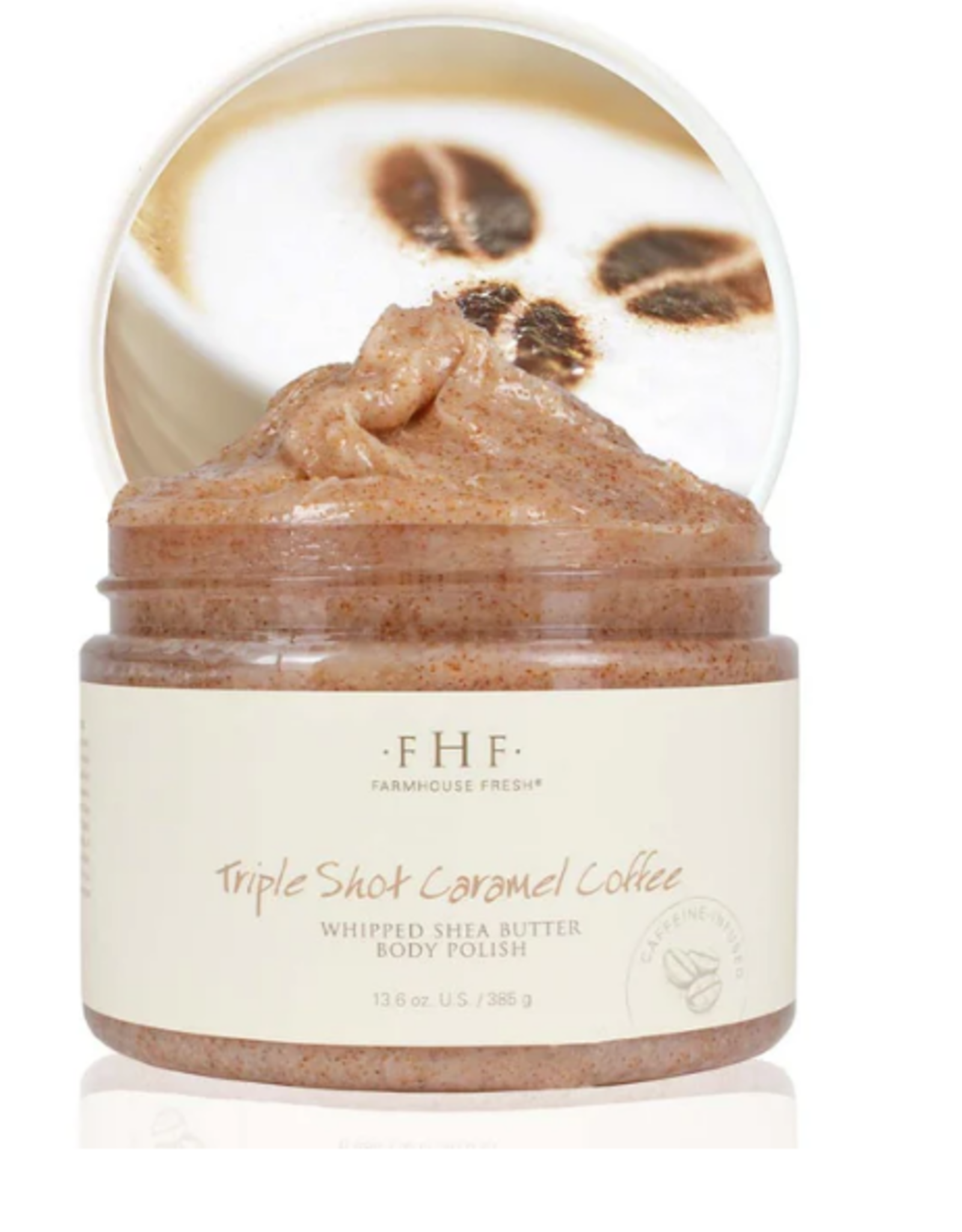 Farmhouse Fresh Farmhouse Fresh Triple Shot Carmel Coffee Whipped Shea Butter Body Polish BS