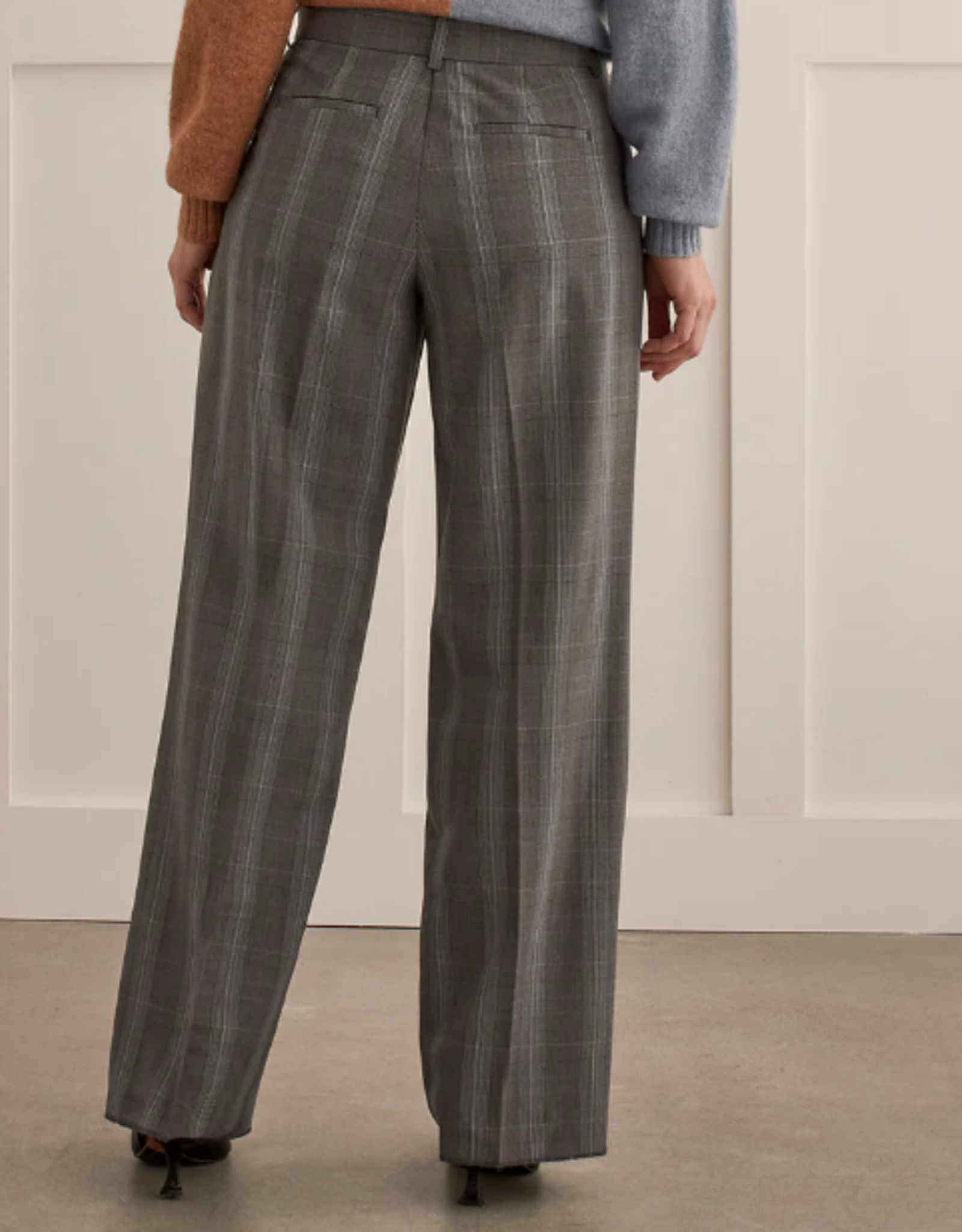 Tribal Tribal Bluestone Print Fly Front Trouser Pant AS