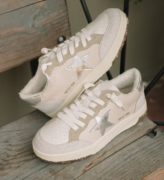 Yellow Box Nizza Ivory Fashion Sneaker LR - Evelie Blu Boutique