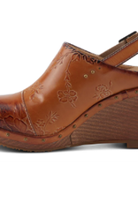Spring Step Spring Step L'ARTISTE LOVEYA-CA Camel Clog w- Back Strap CR