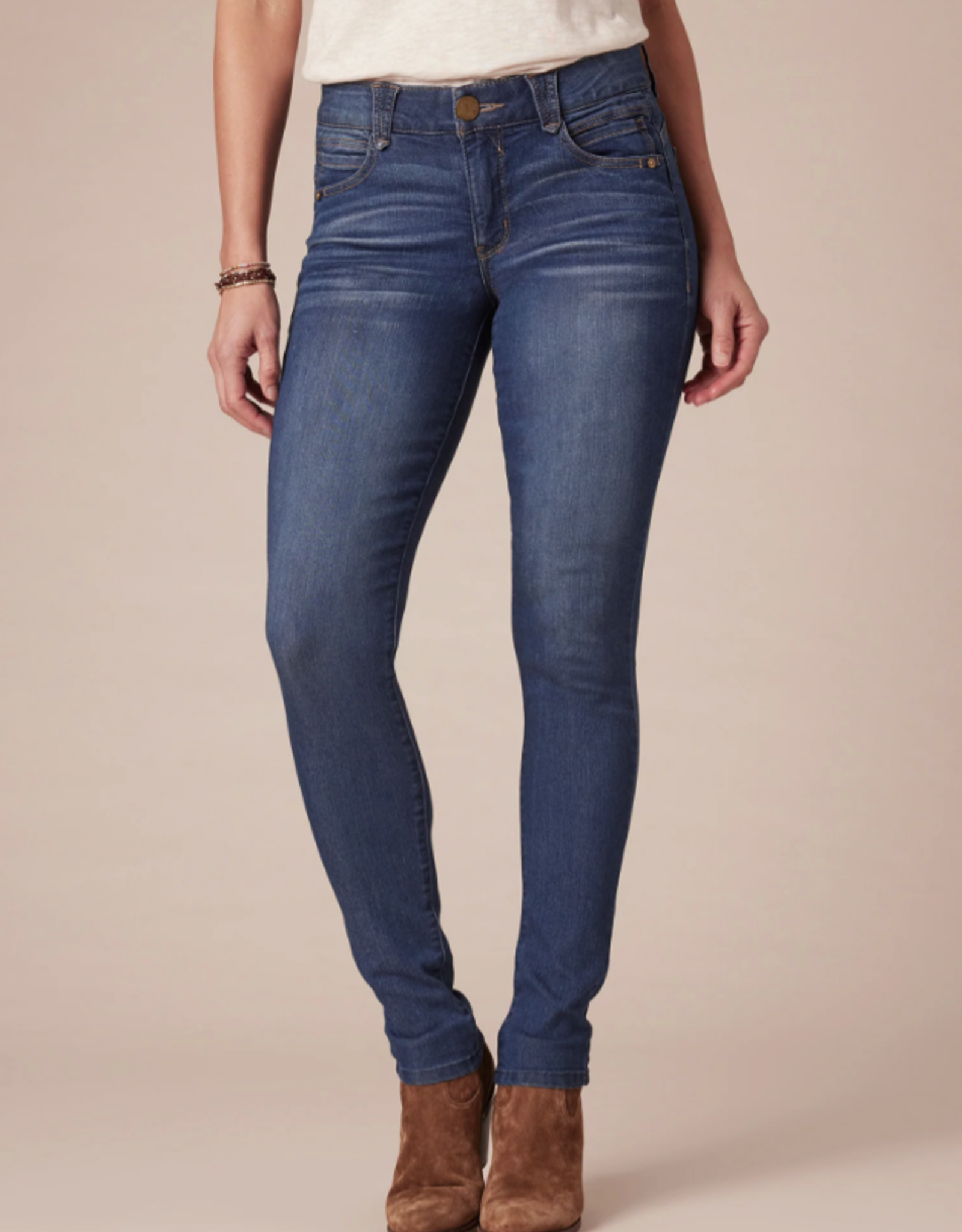 Democracy Democracy BP1105BBV2 Medium Wash Denim Skinny Petite Jean LH