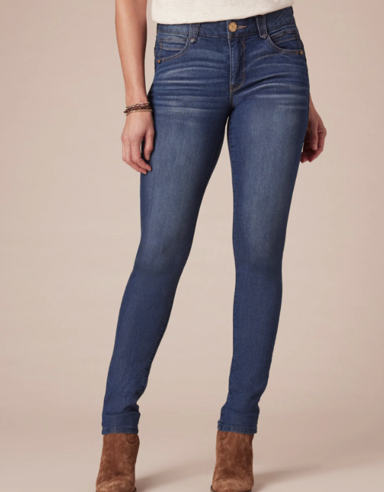 Democracy Democracy BP1105BBV2 Medium Wash Denim Skinny Petite Jean LH