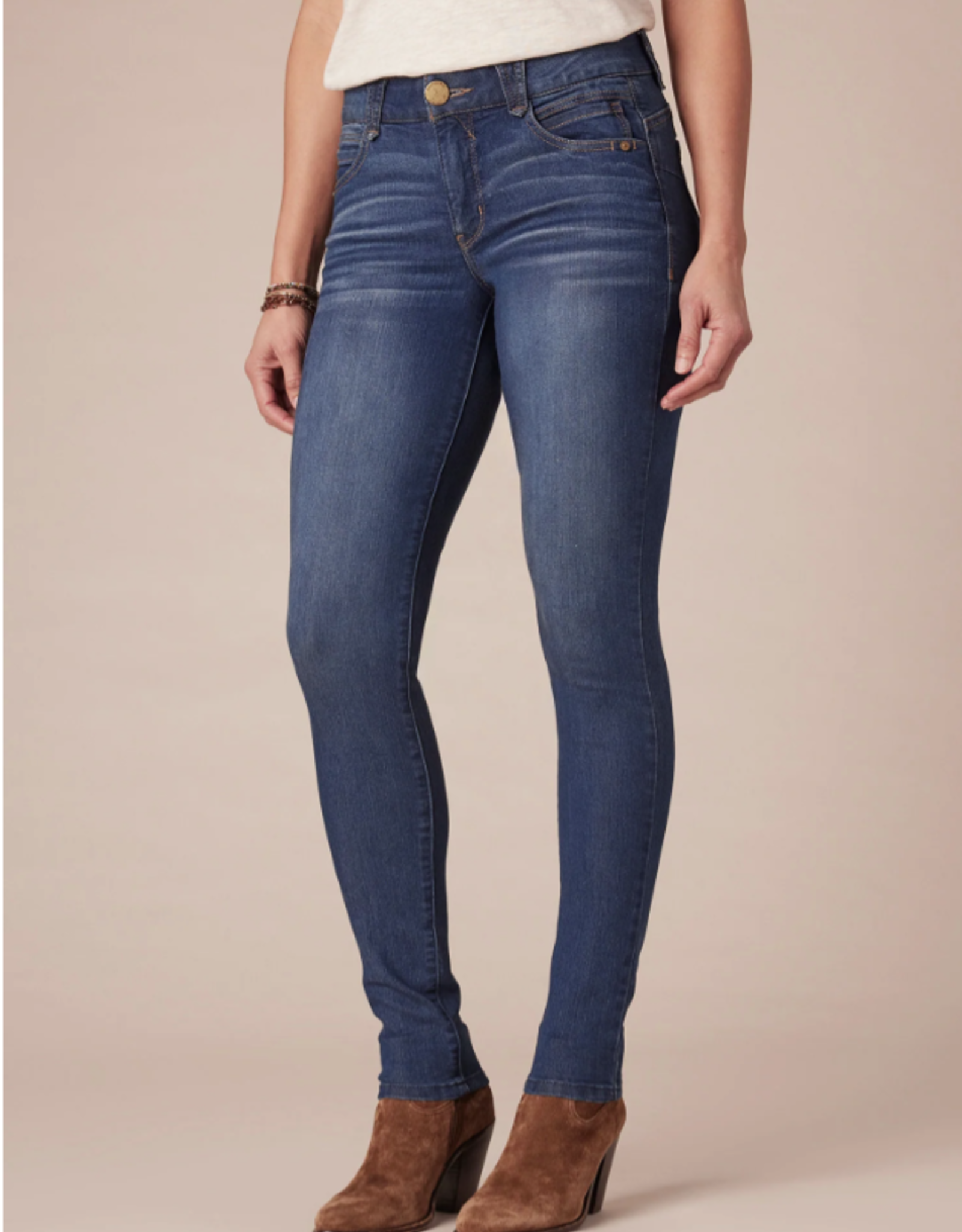 Democracy Democracy BP1105BBV2 Medium Wash Denim Skinny Petite Jean LH
