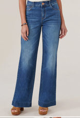 Democracy Democracy BP157BBV2 High Rise  Itty Bitty  Boot Cut Medium Wash Petite Denim