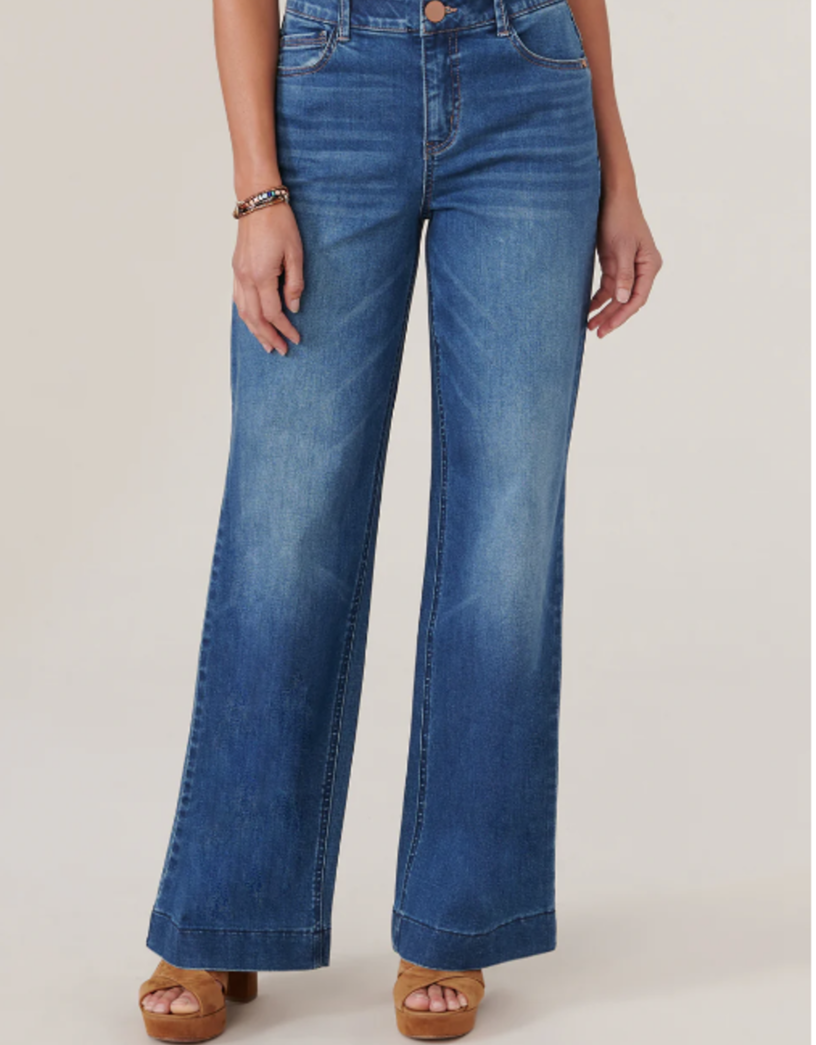 Democracy Democracy BP157BBV2 High Rise  Itty Bitty  Boot Cut Medium Wash Petite Denim