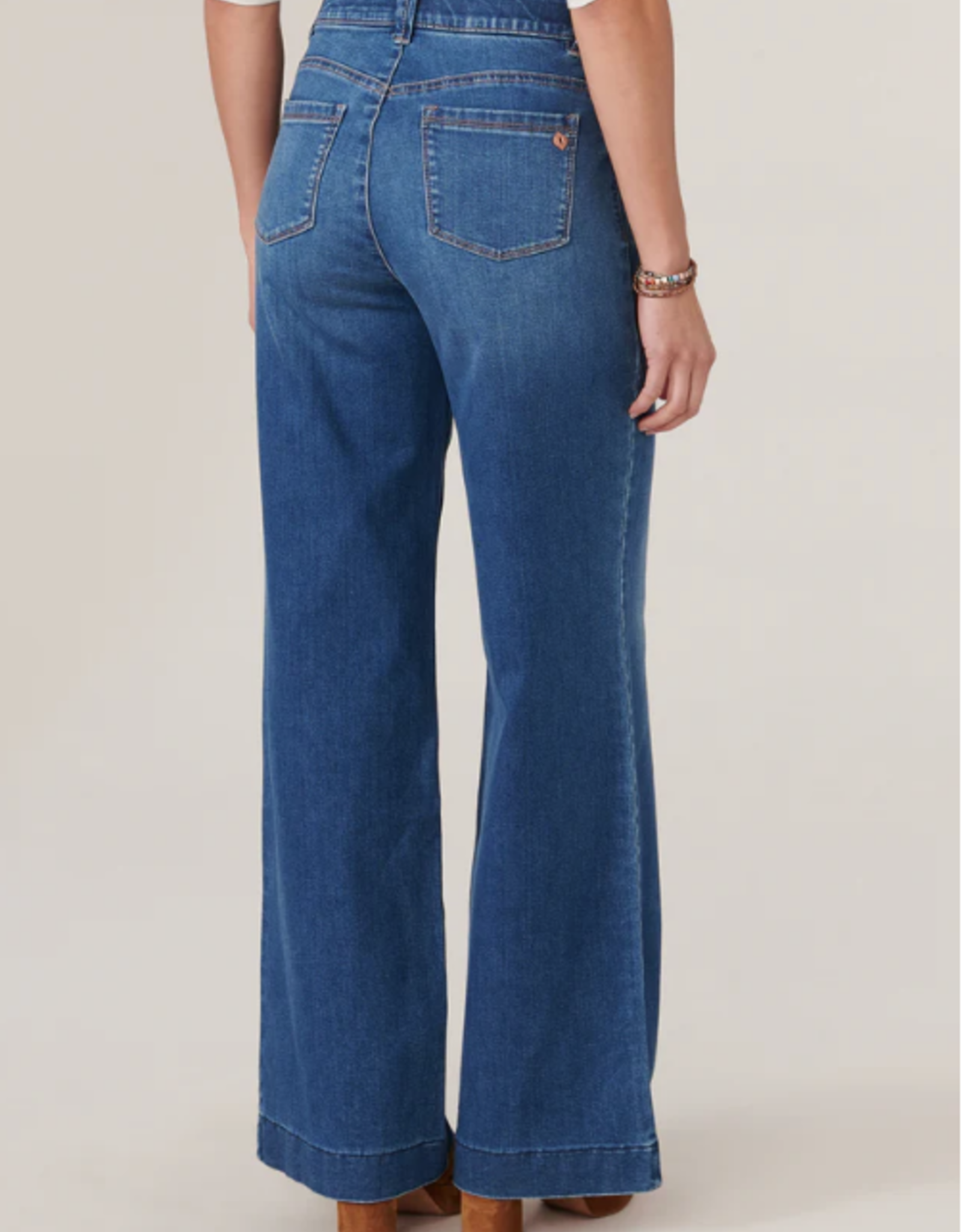 Democracy Democracy BP157BBV2 High Rise  Itty Bitty  Boot Cut Medium Wash Petite Denim