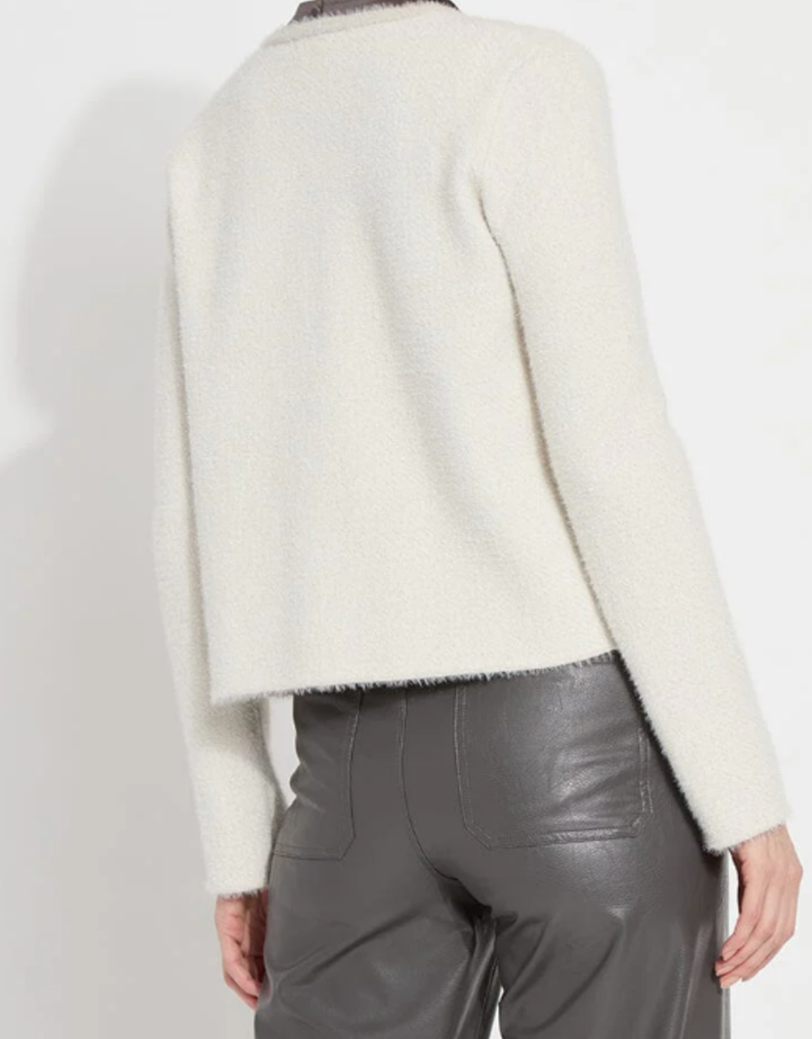 Lysse SALE - was $165  Lysse Kathy Chalk  Open Front Cardigan HH