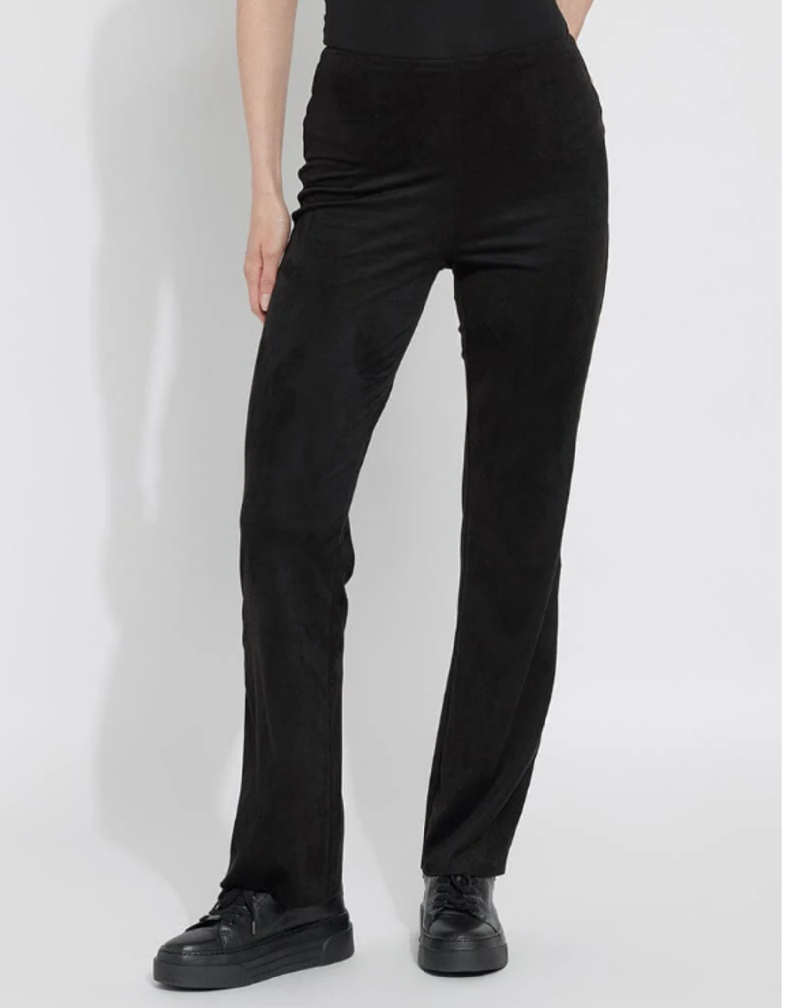 Lysse Lysse Jesse Vegan Suede Pull On Wide Leg Pant HB