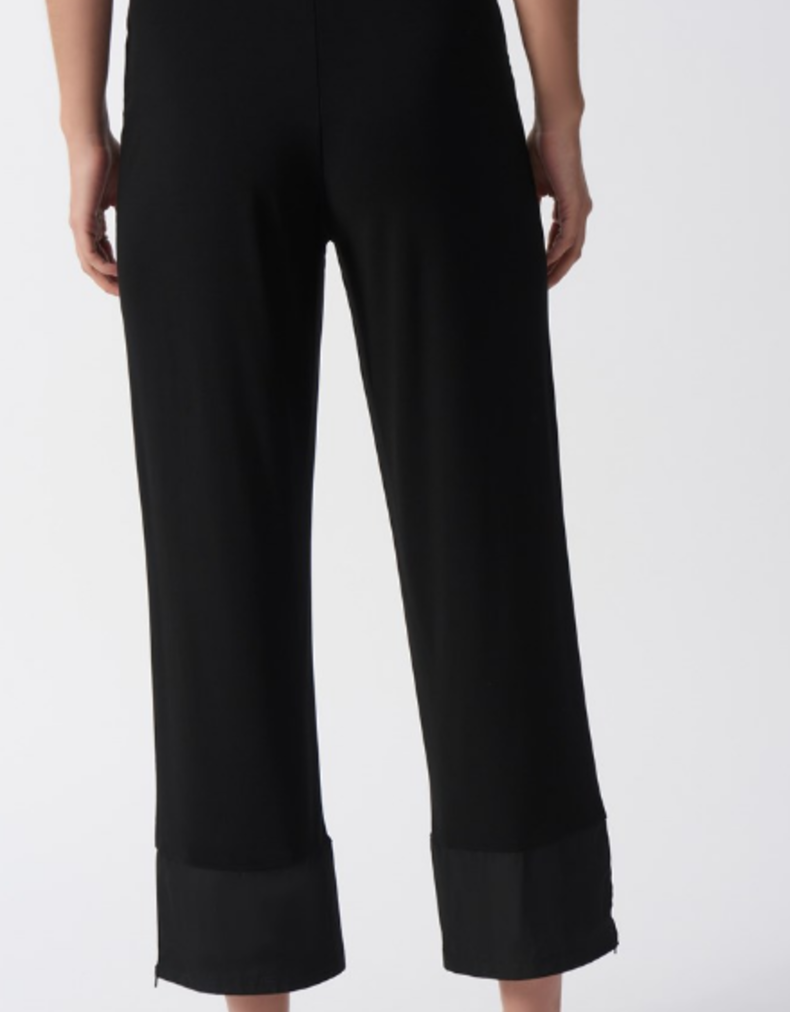 Joseph Ribkoff Joseph Ribkoff Black Silky Knit Front Pockets Pull On Pant