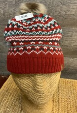 Mediterranean Concepts Simply Noelle RED Holi Hat BA