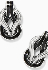 Brighton Brighton Inerlok Harmony Black  Post Earring LK