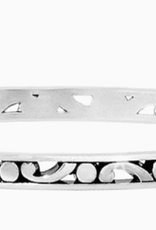 Brighton Brighton Contempo Silver Slim Bangle  LE