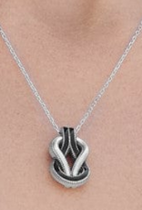 Brighton Brighton Interlok Harmony Black Petite Necklace LO