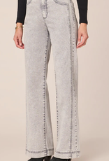 Democracy Democracy "AB" Solution Grey Sky Rise Wide Leg Denim AA