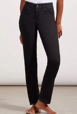 Tribal Sophia Black Denim Curvy Straight Leg Jean CE