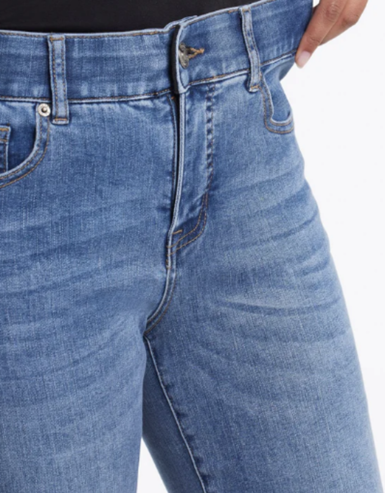 Tribal Tribal Sophia 7572U Dark Vintage Denim Curvy Straight Leg  Petite Jean CE