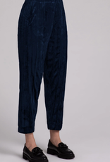 Sympli SALE - was $236  Sympli Navy Pull On Crinkle Texture Velvet Jogger BEB