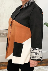 Lemon Grass Lemon Grass Black  Handprint Jacket OE