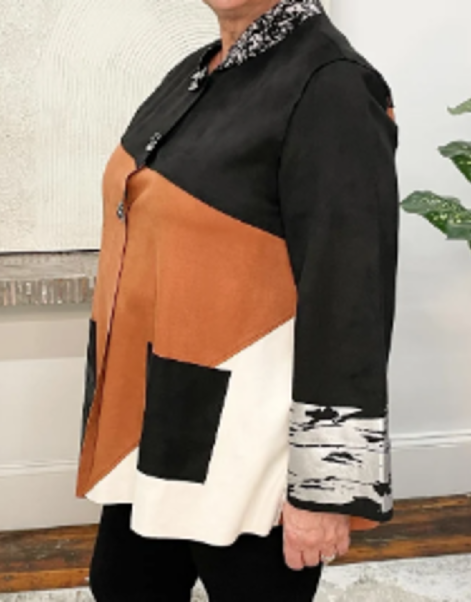 Lemon Grass Lemon Grass Black  Handprint Jacket OE