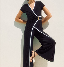 Joseph Ribkoff Joseph Ribkoff Silky Knit Sleeveless Culotte Jumpsuit BKO