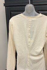 Wearables Wearables Almond Trina V-Neck Long Sleeve Top LC