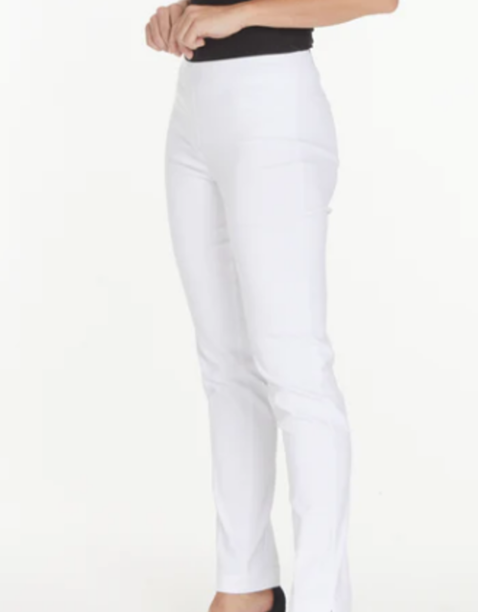 slimsations Slimsation White Pull - On Ankle Pant  AC