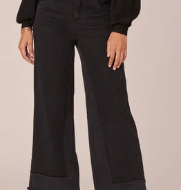 Democracy Democracy Black Washed Sky-Rise Wide Leg Denim