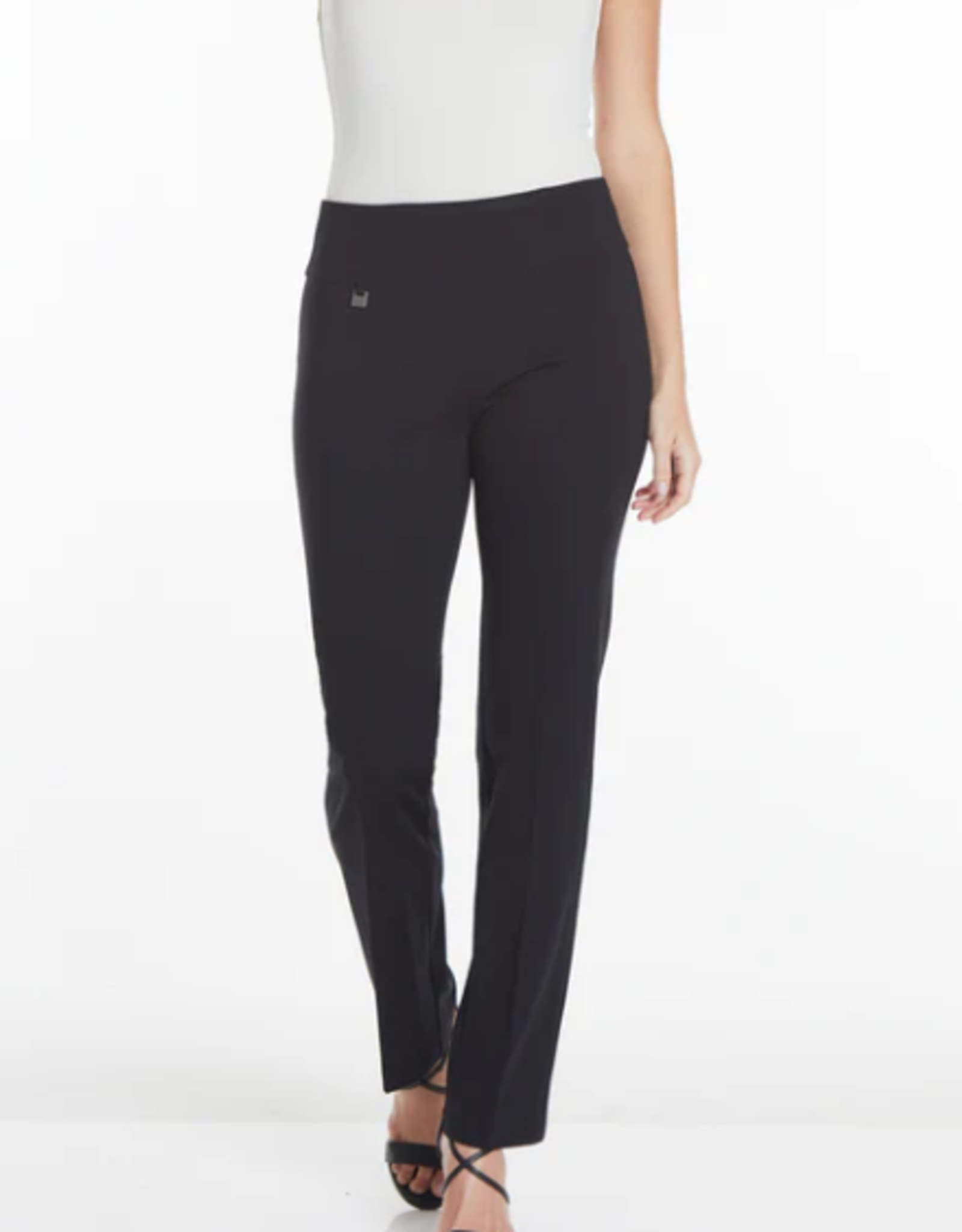 Multiples Multiples Black Pull On Knit Flare Pant AC