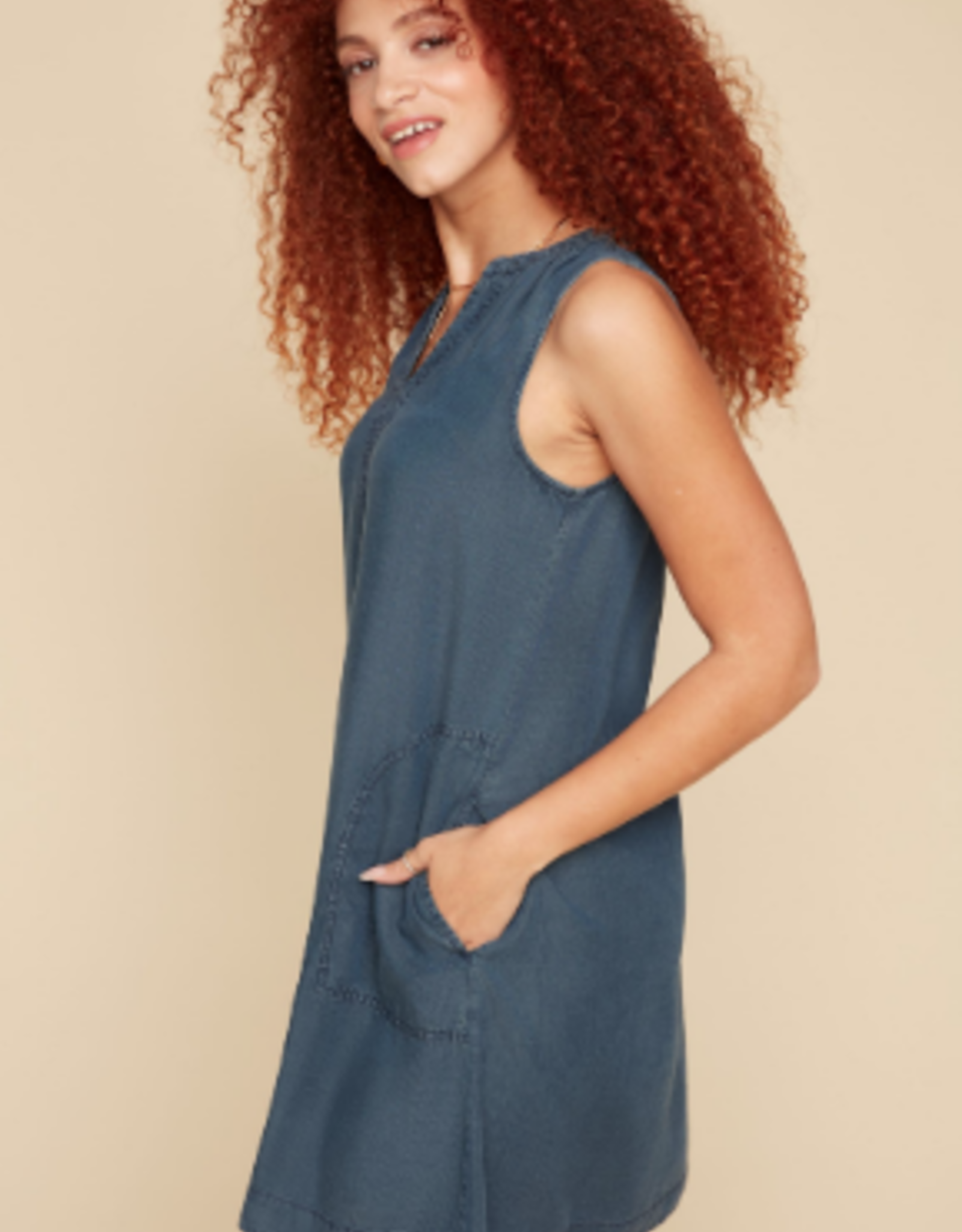 Renuar Renuar Ink  Sleeveless Swing Dress  CO
