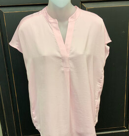 Renuar Renuar Ballerina Pink Airflow Sleeveless V-Neck Top AE