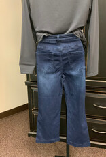 Ethyl Ethyl Dark Denim  Ankle  Length Straight Leg  BK