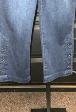 Ethyl Ethyl Dark Denim  Ankle  Length Straight Leg  BK