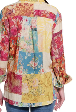 Tru Luxe Tru Luxe  Patchwork Print Long Sleeve