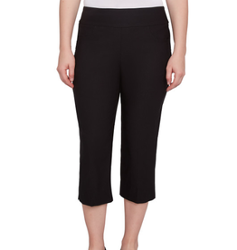 Ruby Rd Ruby Rd Black Pull On Capri Pant BO