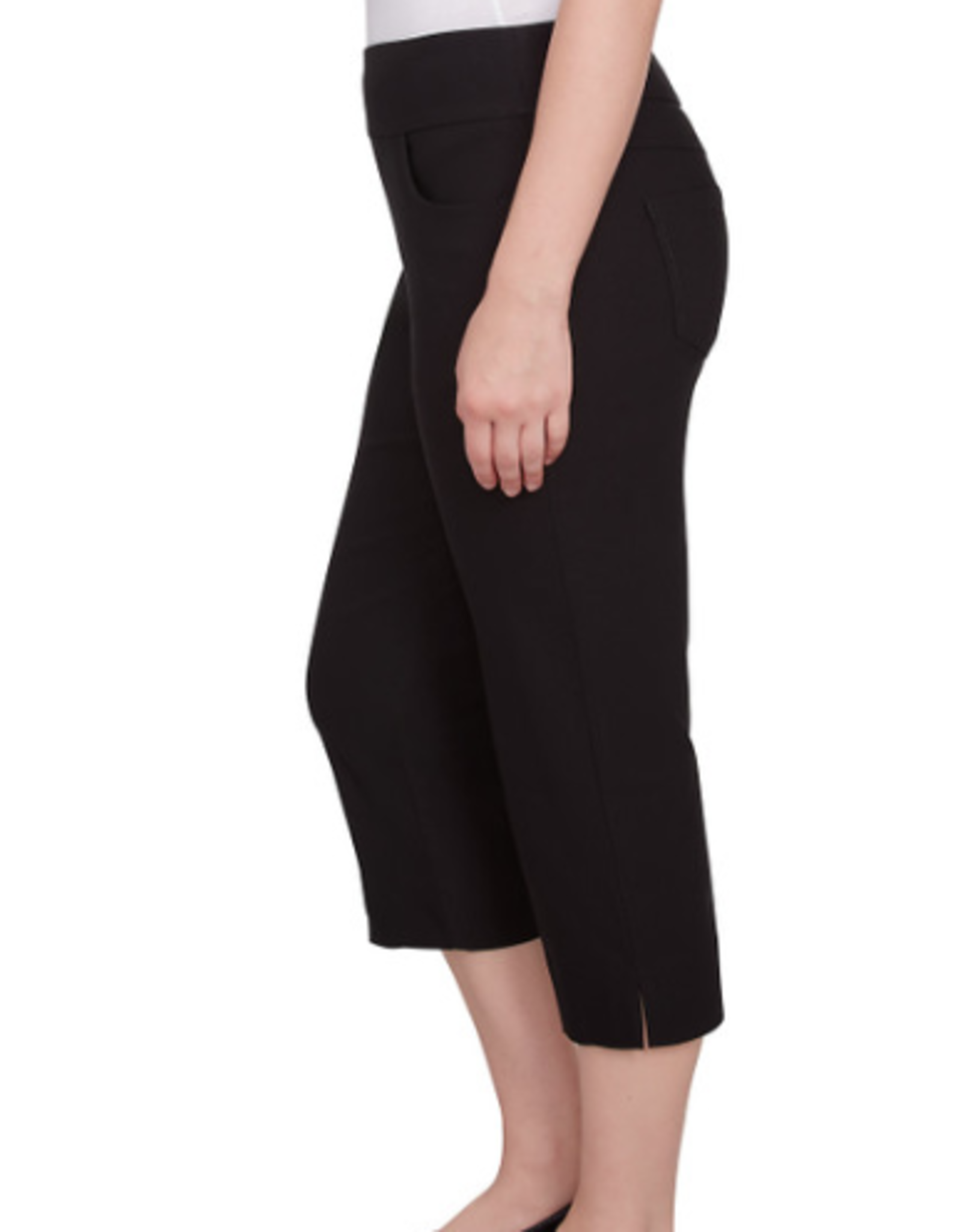 Ruby Rd Ruby Rd Black Pull On Capri Pant BO