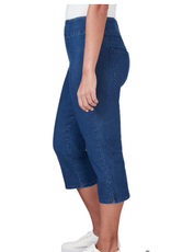 Ruby Rd Ruby Rd 69176 Medium Wash Denim Pull On Capri Pant BO