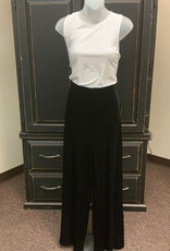 slimsations SALE - was $79  Slimsations Black Faux Velvet Pull On Wide Leg Pant AS