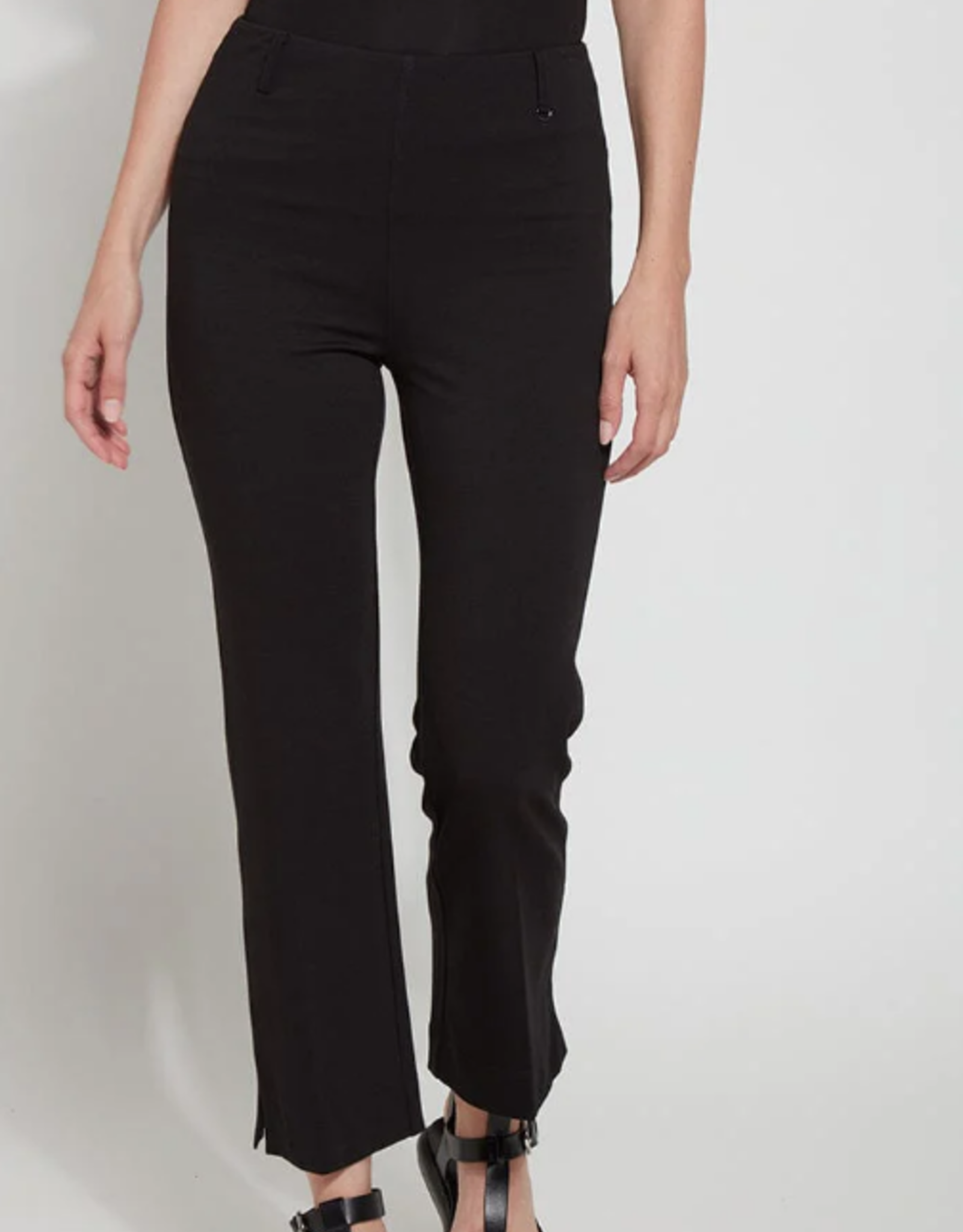 Lysse Lysse Black Pull On Baby Boot Cut Ankle Denim CC
