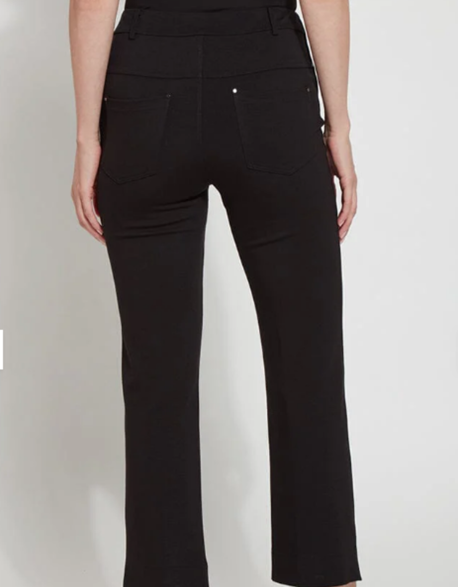 Lysse Lysse Black Pull On Baby Boot Cut Ankle Denim CC