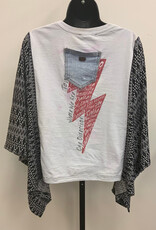 Shannon Passero Shannon Passero Upcycled Rock Band Tees w/Printed S/S Shannon Passero Shannon Passero Upcycled Rock Band Tees w/Printed S/S