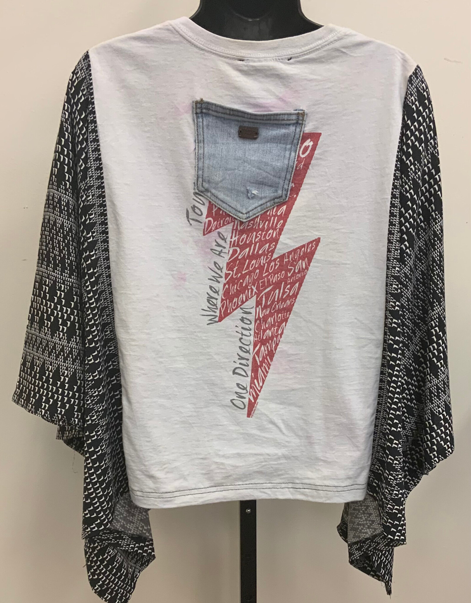 Shannon Passero Shannon Passero Upcycled Rock Band Tees w/Printed S/S