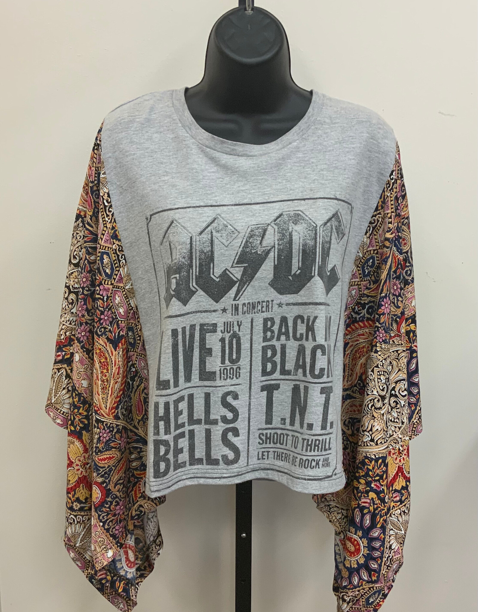 Shannon Passero Shannon Passero Upcycled Rock Band Tees w/Printed S/S