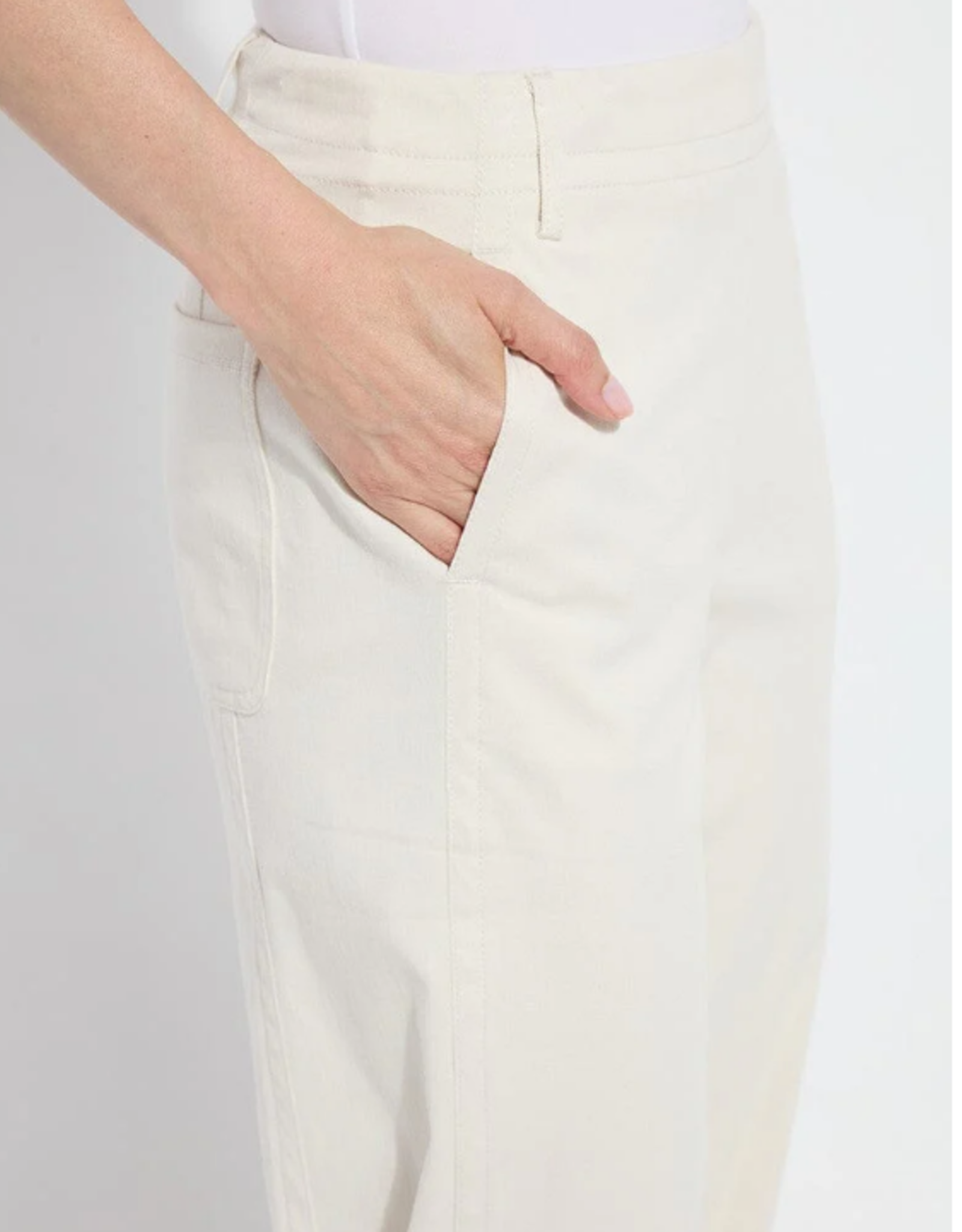 Lysse Lysse Oat Pull On Barrel Trouser Pant HB