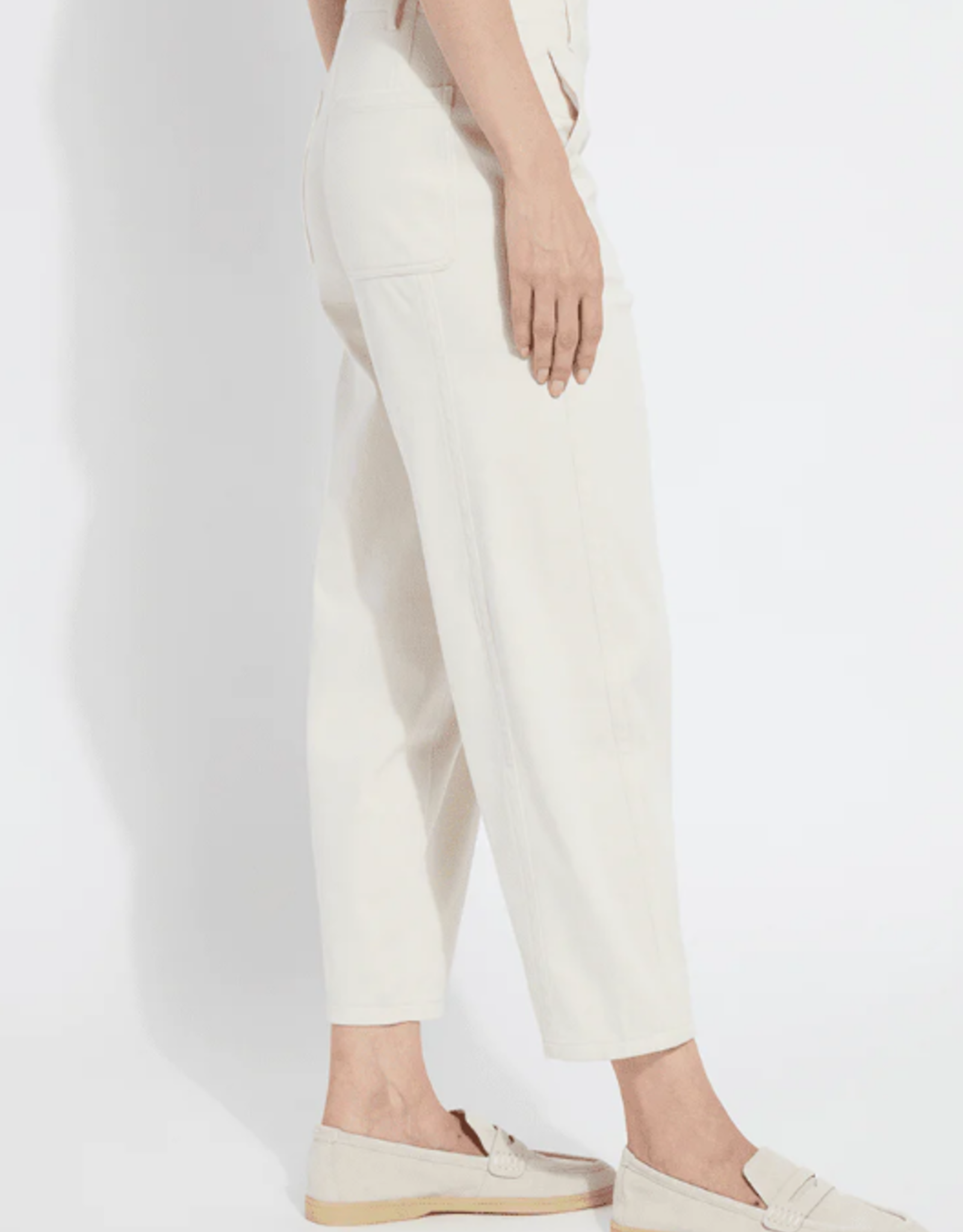 Lysse Lysse Oat Pull On Barrel Trouser Pant HB