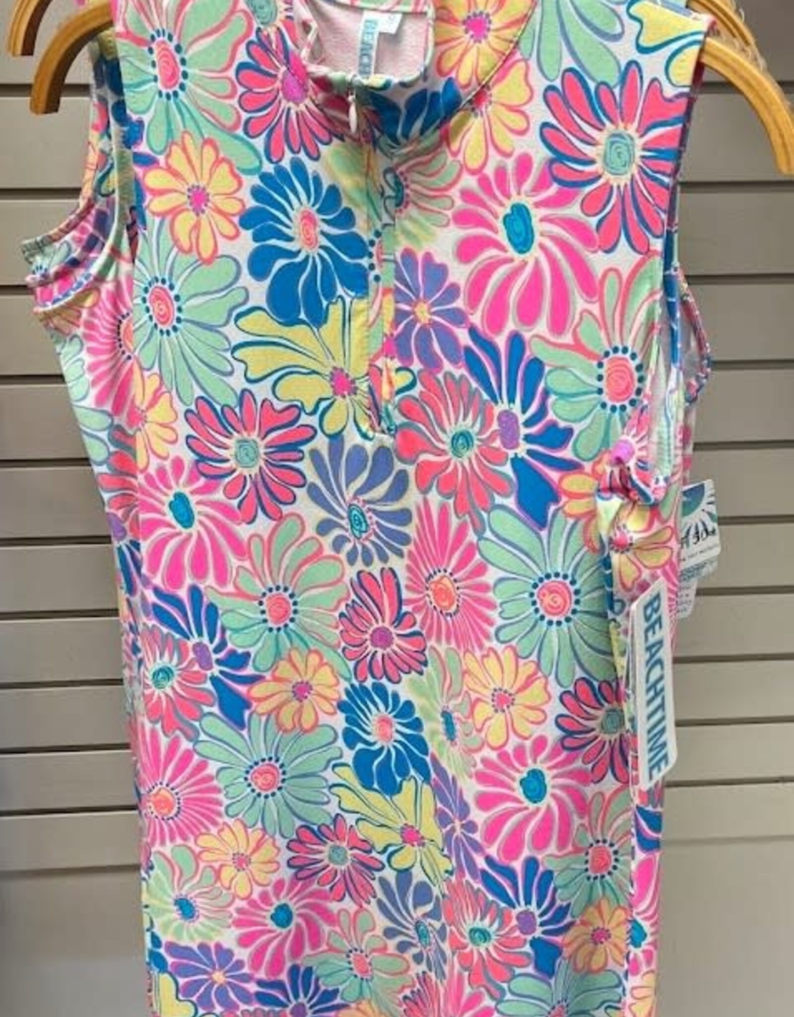 Beachtime BEACHTIME UPF 50+ SPF4539P  LFWL  Zip Up Sleeveless Dress AK