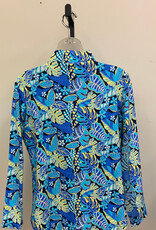 Beachtime BEACHTIME UPF 50+  Multi Print 1/4 Zip long Sleeve AC