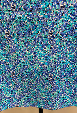 Beachtime BEACHTIME UPF 50+ SPF3197P  Blue Floral Multi Print Skort AL