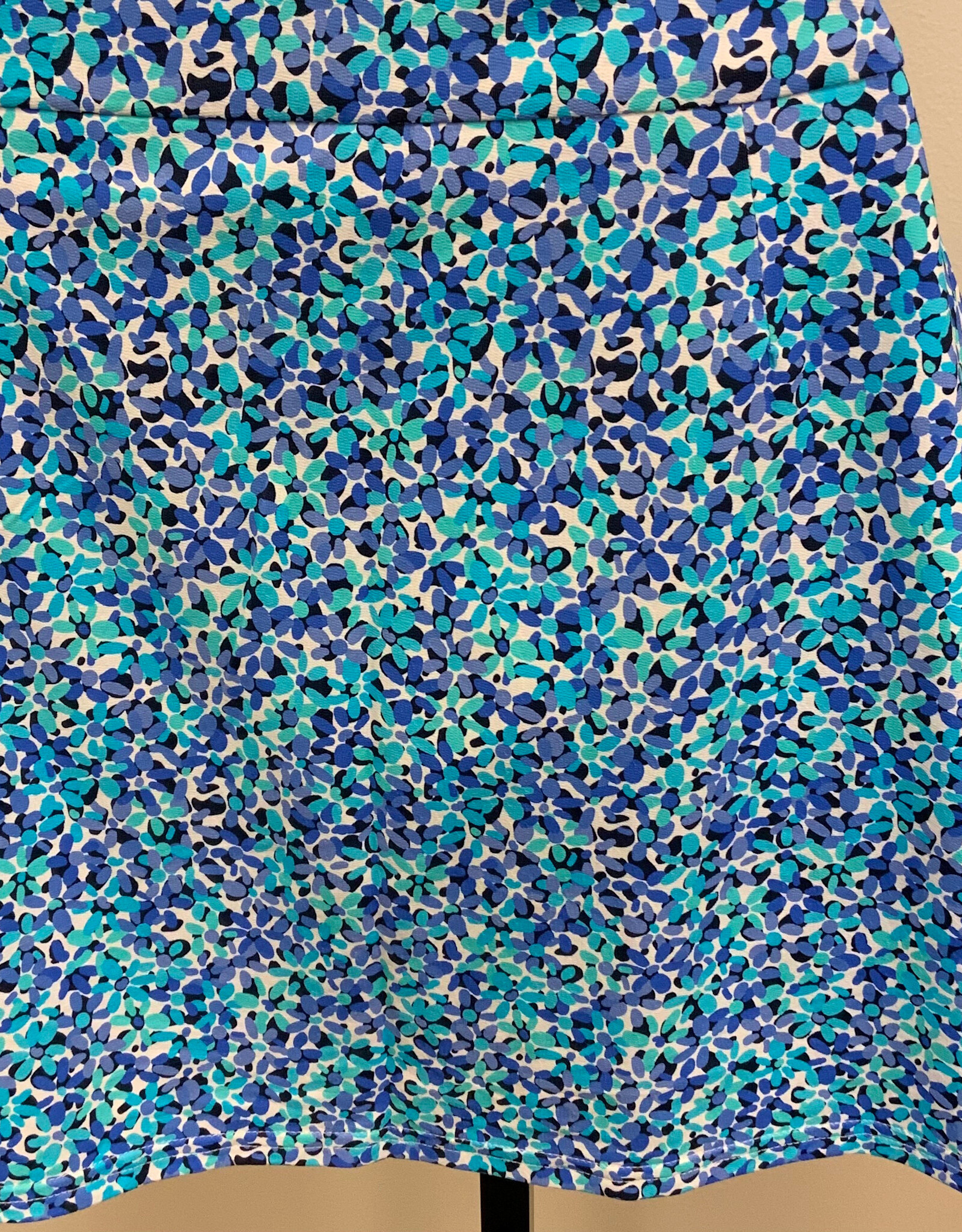 Beachtime BEACHTIME UPF 50+ SPF3197P  Blue Floral Multi Print Skort AL