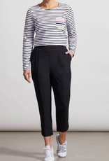 Tribal Tribal Black Pull On Capri Pant